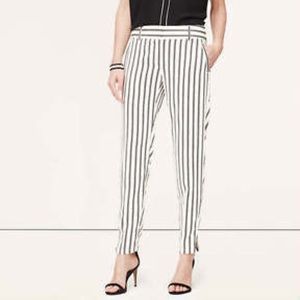 NWT Ann Taylor LOFT Marisa Striped Pant